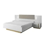 Elegantna in moderna postelja NANCY je narejena iz odličnih materialov. Edinstvena postelja NANCY bo vaši spalnici dala sodoben in eleganten videz. Vse to