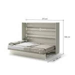 Postelja v omari ZVONČEK 140x200cm - slika 9