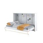 Stenska vertikalna postelja ZVONČEK PRO vam omogoča, da katero koli sobo spremenite v popolno uporabno in estetsko privlačno spalnico. Revolucionaren