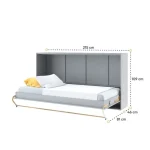 Postelja v omari ZVONČEK PRO 90x200cm - slika 8