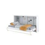 Stenska vertikalna postelja ZVONČEK PRO vam omogoča, da katero koli sobo spremenite v popolno uporabno in estetsko privlačno spalnico. Revolucionaren