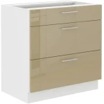 Kuhinjo ELZA je možno naročiti v kompletu (kuhinjska bloka Elza) ali pa po posameznih elementih po vaši izbiri. Predalnik ELZA 80D je sestavljena iz