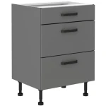 Predalnik NITA 60D 3P je možno naročiti v kompletu (Kuhinjski bloki NITA) ali pa po posameznih elementih po vaši izbiri. Predalnik NITA 60D 3P je