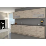 Kuhinjo SANREMO je možno naročiti v kompletu (kuhinjski bloki SANREMO) ali pa po posameznih elementih po vaši izbiri. Predalnik SANREMO 60D 3P je sestavljen