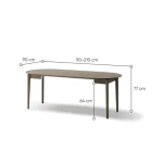 Raztegljiva jedilna miza DOBY 5 - slika 8