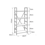 Regal LOFI, je eleganten in kakovosten kos pohištva. Narejen je iz kakovostne kovine, kar pripomore k dodatni stabilnosti. S svojo obliko je zelo priročen.
