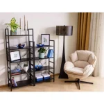 Regal LOFI, je eleganten in kakovosten kos pohištva. Narejen je iz kakovostne kovine, kar pripomore k dodatni stabilnosti. S svojo obliko je zelo priročen.