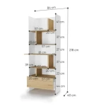 Regal za posteljo v omari METULJ - slika 10