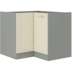 Kuhinjo ELITE je možno naročiti v kompletu (kuhinjski bloki ELITE) ali pa po posameznih elementih po vaši izbiri. Spodnja kotna omara ELITE 90 x 90D je