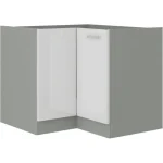 Kuhinjo ELITE je možno naročiti v kompletu (kuhinjski bloki ELITE) ali pa po posameznih elementih po vaši izbiri. Spodnja kotna omara ELITE 90 x 90D je