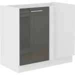 Kuhinjo ELZA je možno naročiti v kompletu (kuhinjski bloki ELZA) ali pa po posameznih elementih po vaši izbiri.  Spodnja kotna omara ELZA