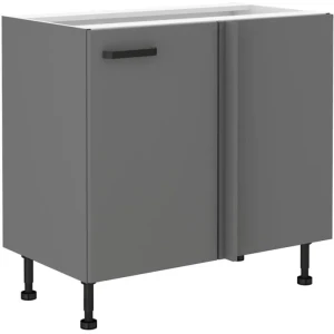 Spodnja kotna omara NITA 105D je možno naročiti v kompletu (Kuhinjski bloki NITA) ali pa po posameznih elementih po vaši izbiri. Spodnja kotna omara NITA