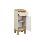 Kopalniški blok BORI je možno naročiti v kompletu (kopalniški bloki BORI) ali pa po posameznih elementih po vaši izbiri. Spodnja omarica BORI 35D je