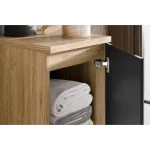 Kopalniški blok DIAMANT 120 črna je možno naročiti v kompletu (kopalniški bloki DIAMANT črna) ali pa po posameznih elementih po vaši izbiri. Spodnja