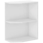 Spodnji odprti poličnik SONJA 30D je dobavljiv v beli barvi. Korpusi so iz laminirane plošče debeline 18 mm.Ročaji so iz pvc-ja. Barva: - bela mat / siva