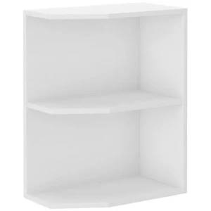 Spodnji odprti poličnik SONJA 30D je dobavljiv v beli barvi. Korpusi so iz laminirane plošče debeline 18 mm.Ročaji so iz pvc-ja. Barva: - bela mat / siva