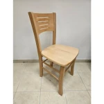 Stol MIHA je izdelan iz kakovostnega masivnega lesa, ki zagotavlja stabilnost in trpežnost. Na voljo je v barvi bukev. Sedišče je na voljo v masiva bukev