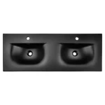 Vgradni kopalniški umivalnik SKI 120D ČRNA MAT je narejen iz črne keramike in se lepo poda v vsakršno kopalnico. V kopalnici se vam ne bo več treba