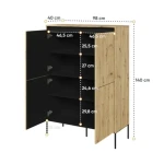 Visoka komoda TERA - slika 7