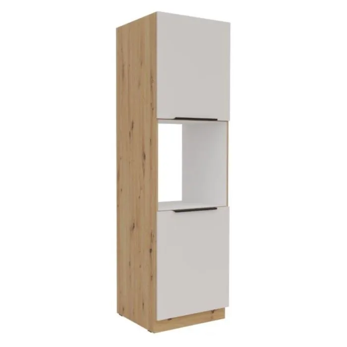 Visoka omara za pečico SOLA 60D Kuhinjo SOLA je možno naročiti v kompletu (Kuhinjski bloki SOLA) ali pa po posameznih elementih po vaši izbiri. Visoka omara za pečico SOLA 60D je