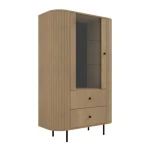 Vitrina OVARI, je moderen in eleganten kos pohištva. S svojo ovalno obliko se odlično poda v vsak prostor. Lahko vam krasi prostor v spalnici, dnevni sobi