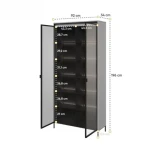 Iščete sodoben in eleganten način za razstavljanje in shranjevanje vaših najljubših izdelkov, potem je vitrina TERA pravi izbor za vas. Steklena vitrina