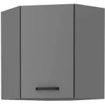 Zgornja kotna omara NITA 60/60G je možno naročiti v kompletu (Kuhinjski bloki NITA) ali pa po posameznih elementih po vaši izbiri. Zgornja kotna omara NITA