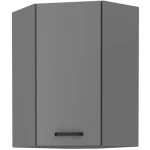 Zgornja kotna omara NITA 60/60G 90V je možno naročiti v kompletu (Kuhinjski bloki NITA) ali pa po posameznih elementih po vaši izbiri. Zgornja kotna omara