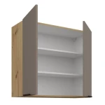 Kuhinjo ARIANA je možno naročiti v kompletu (Kuhinjski bloki ARIANA) ali pa po posameznih elementih po vaši izbiri. Zgornja omara ARIANA hrast 80G 71 je