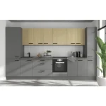 Zgornja omara NITA 50G 90V je možno naročiti v kompletu (Kuhinjski blok NITA) ali pa po posameznih elementih po vaši izbiri. Zgornja omara NITA 50G 90V je