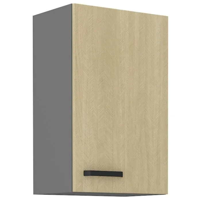 Zgornja omara RONA 45G je možno naročiti v kompletu (Kuhinjski bloki RONA) ali pa po posameznih elementih po vaši izbiri. Zgornja omara RONA 45G je