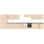 Kuhinjo SANREMO je možno naročiti v kompletu (kuhinjski bloki SANREMO) ali pa po posameznih elementih po vaši izbiri. Zgornja omara SANREMO 30G je narejena