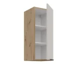 Kuhinjo SOLA je možno naročiti v kompletu (Kuhinjski bloki SOLA) ali pa po posameznih elementih po vaši izbiri. Zgornja omara SOLA 30G je sestavljena iz MDF