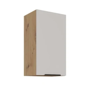 Kuhinjo SOLA je možno naročiti v kompletu (Kuhinjski bloki SOLA) ali pa po posameznih elementih po vaši izbiri. Zgornja omara SOLA 40G je sestavljena iz MDF