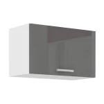 Zgornja omara za napo SONJA 60G je dobavljiva v belo sivi kombinaciji. Korpusi so iz laminirane plošče debeline 18 mm.Ročaji so iz pvc-ja. Barva: - bela mat