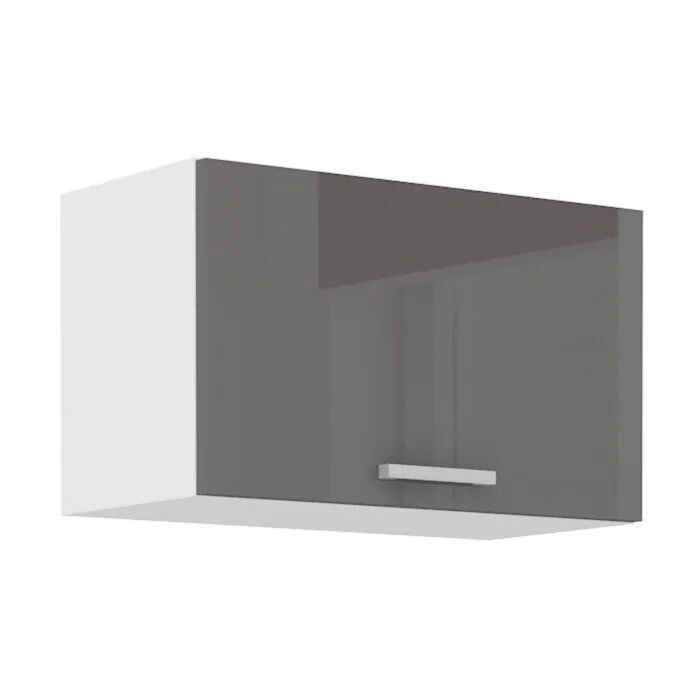 Zgornja omara za napo SONJA 60G je dobavljiva v belo sivi kombinaciji. Korpusi so iz laminirane plošče debeline 18 mm.Ročaji so iz pvc-ja. Barva: - bela mat