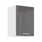 Zgornja omarica SONJA 40G je dobavljiva v belo sivi kombinaciji. Korpusi so iz laminirane plošče debeline 18 mm.Ročaji so iz pvc-ja. Barva: - bela mat /