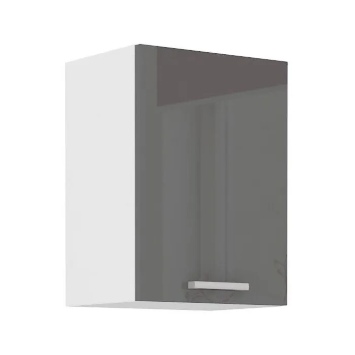 Zgornja omarica SONJA 40G je dobavljiva v belo sivi kombinaciji. Korpusi so iz laminirane plošče debeline 18 mm.Ročaji so iz pvc-ja. Barva: - bela mat /