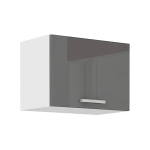 Zgornja viseča omara SONJA 50G je dobavljiva v belo sivi kombinaciji. Korpusi so iz laminirane plošče debeline 18 mm.Ročaji so iz pvc-ja. Barva: - bela mat