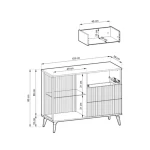 Dnevni regal VILMA - slika 16