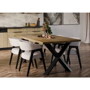 Jedilna miza MALIM 2 je narejena do podrobnosti natančno. Očarali vas bodo njeni prefinjeno narejeni vzorci ter stabilnost. Narejena je iz visokokakovostnega