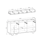 Komoda ALBI 160 - slika 7