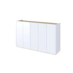 Komoda ELIDA je eleganten in sodoben dodatek k vaši notranjosti. Je praktična, zahvaljujoč LED osvetlitvi pa ustvarja prijetno vzdušje. Komoda je odlična,