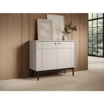 Komoda JAPONI 104 kašmir je elegantna in preprosta. Odlično se poda v vsak dnevni prostor. Narejena je iz visokokakovostnih materialov, kar zagotavlja