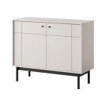 Komoda JAPONI 104 kašmir je elegantna in preprosta. Odlično se poda v vsak dnevni prostor. Narejena je iz visokokakovostnih materialov, kar zagotavlja