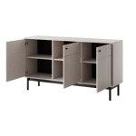 Komoda JAPONI 154 kašmir je elegantna in preprosta. Odlično se poda v vsak dnevni prostor. Narejena je iz visokokakovostnih materialov, kar zagotavlja