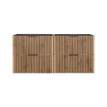 Kopalniški blok ILA 120 je izdelan v sodobnem dizajnu, ki združuje naravno lepoto hrastovega lesa s sodobno črno barvo. Osnovni element bloka je omarica za