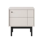 Nočna omarica JAPONI kašmir je elegantna in preprosta. Odlično se poda v vsak dnevni prostor. Narejena je iz visokokakovostnih materialov, kar zagotavlja