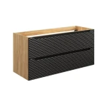 Omarica za umivalnik LUXY črna - slika 15