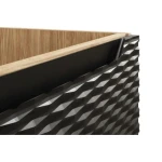 Omarica za umivalnik LUXY črna - slika 18